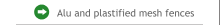 Alu in plastificirane mrežne ograje